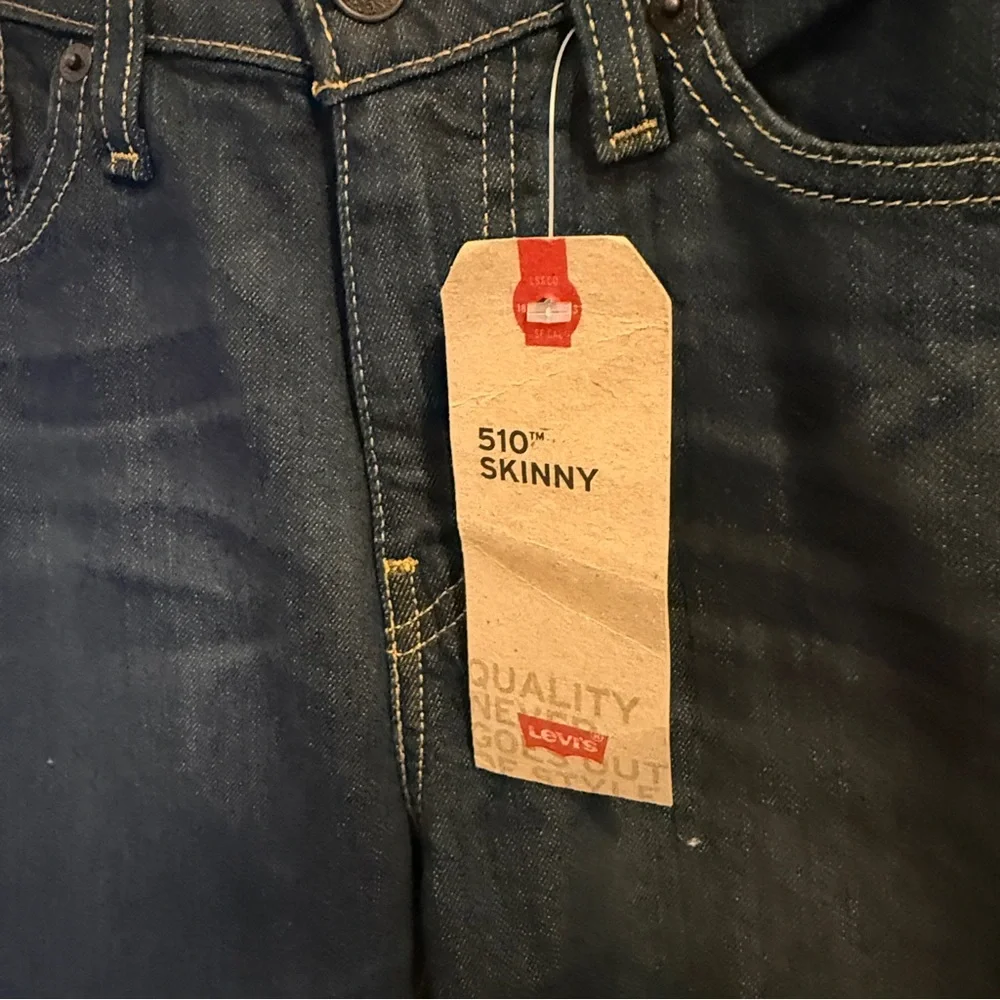 NWT Levi's Dark Blue 510 Skinny Jeans with Tag Sz 28x30 - Picture 6 of 7
